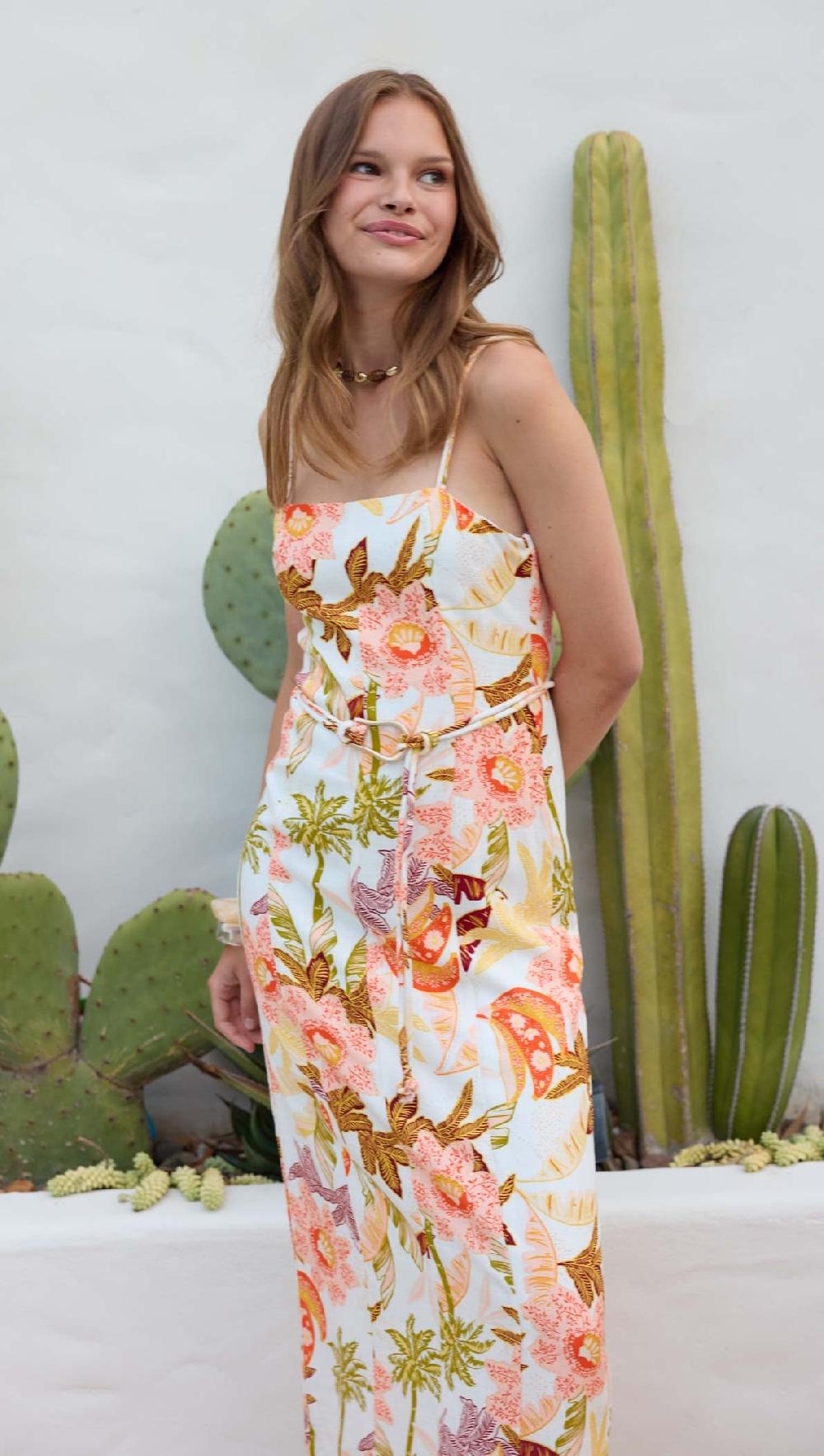 Minkpink Sarai Panelled Midi Dress - Final Sale