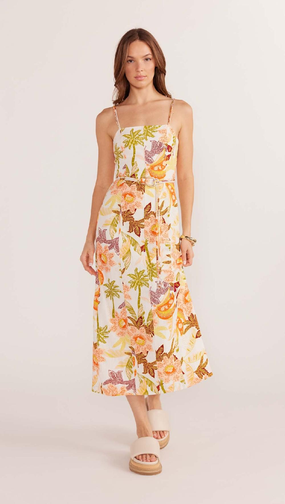 Minkpink Sarai Panelled Midi Dress - Final Sale