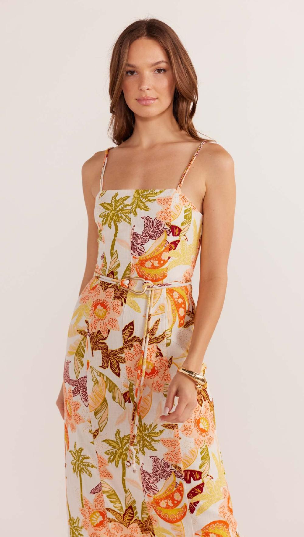 Minkpink Sarai Panelled Midi Dress - Final Sale