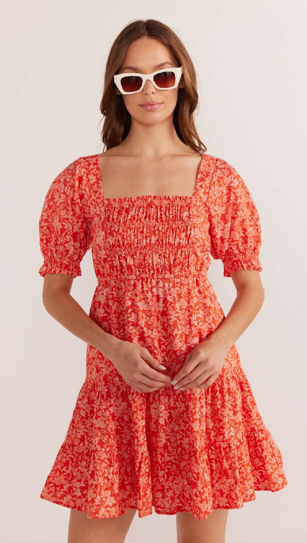 Minkpink Shayna Puff Sleeve Mini Dress - Final Sale