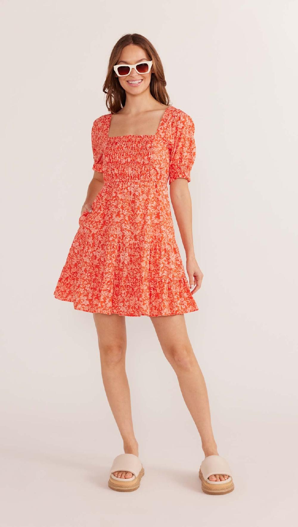 minkpink Shayna Puff Sleeve Mini Dress - Final Sale