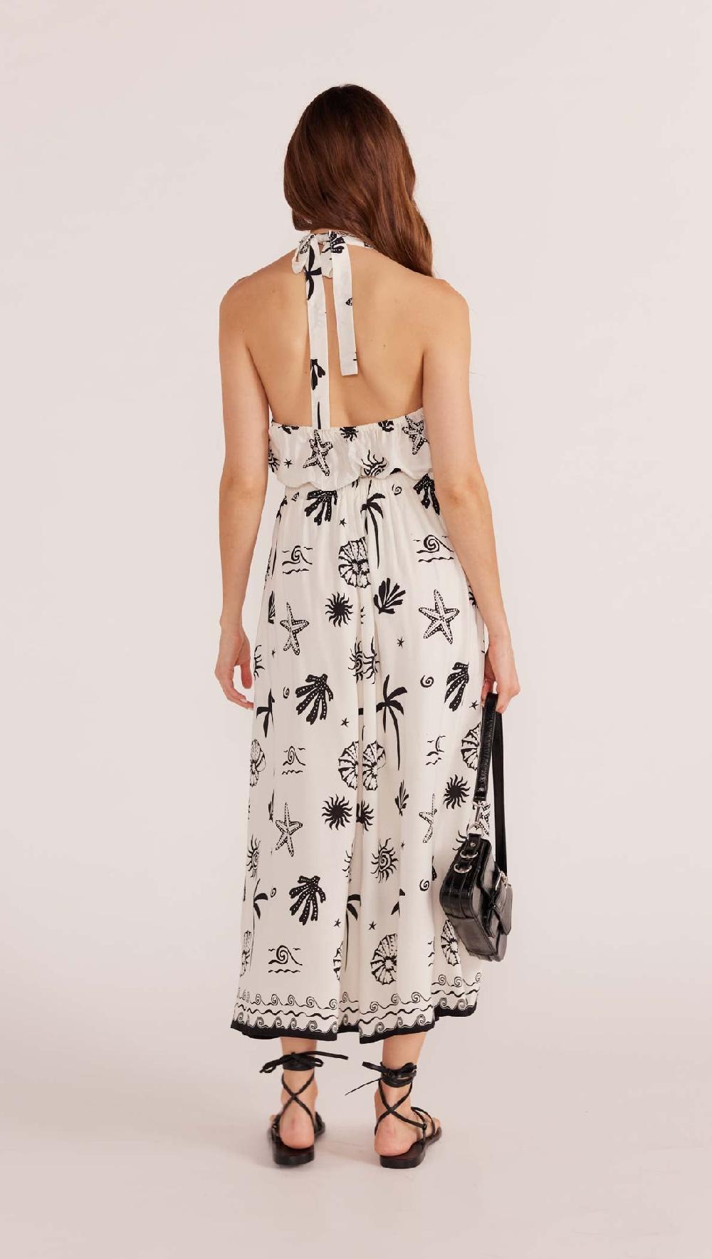 Minkpink Shell Halter Midi Dress - Final Sale