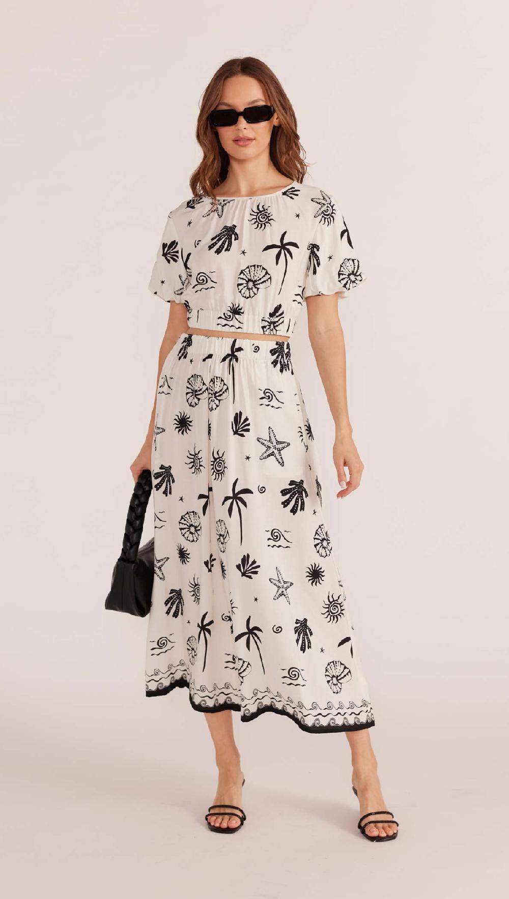 minkpink Shell Midi Skirt - Final Sale