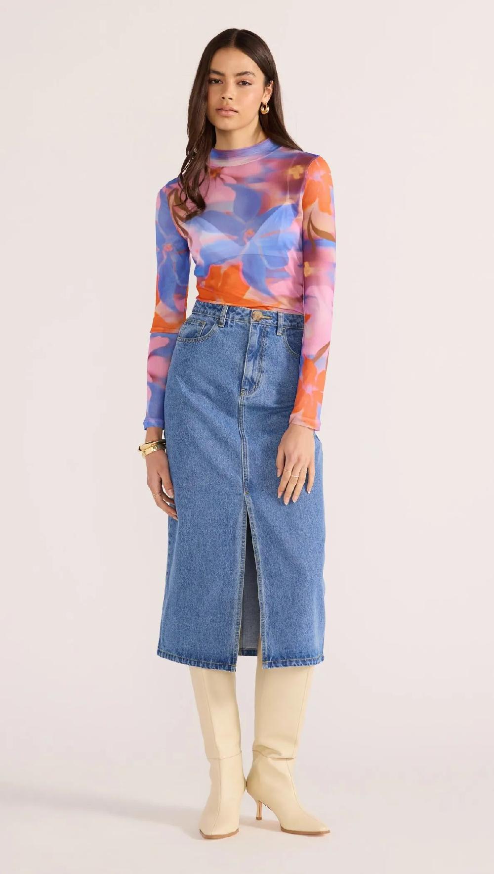 Minkpink Sommer Mesh Skivvy Top