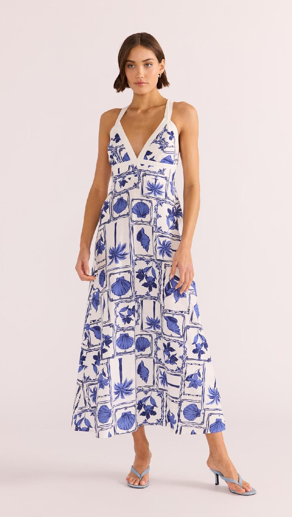 Minkpink Sylvie Panel Midi Dress