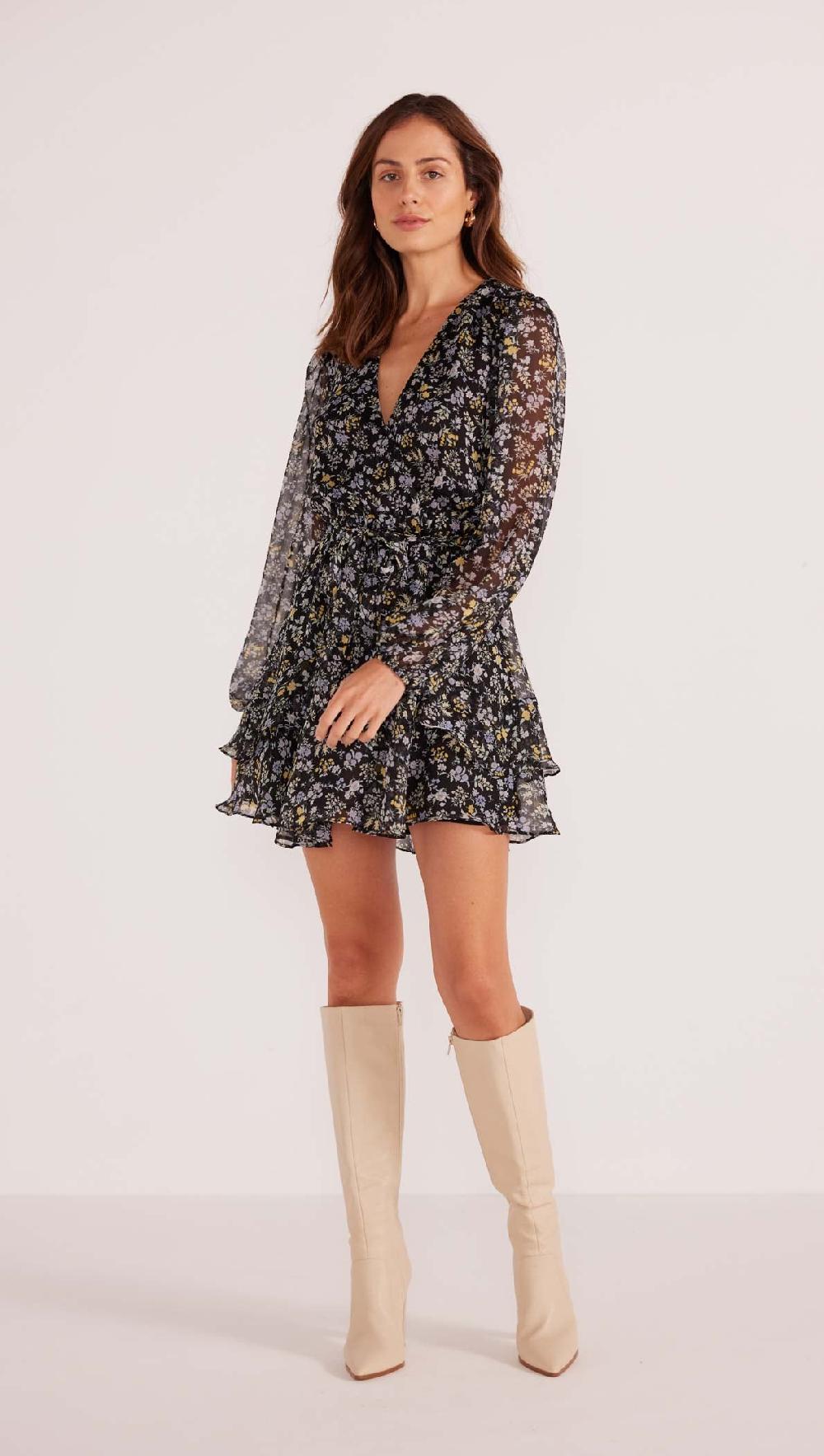 Minkpink Taylee Long Sleeve Mini Dress - Final Sale