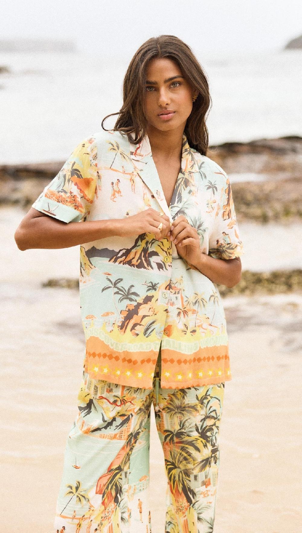 minkpink Vacanza Resort Shirt