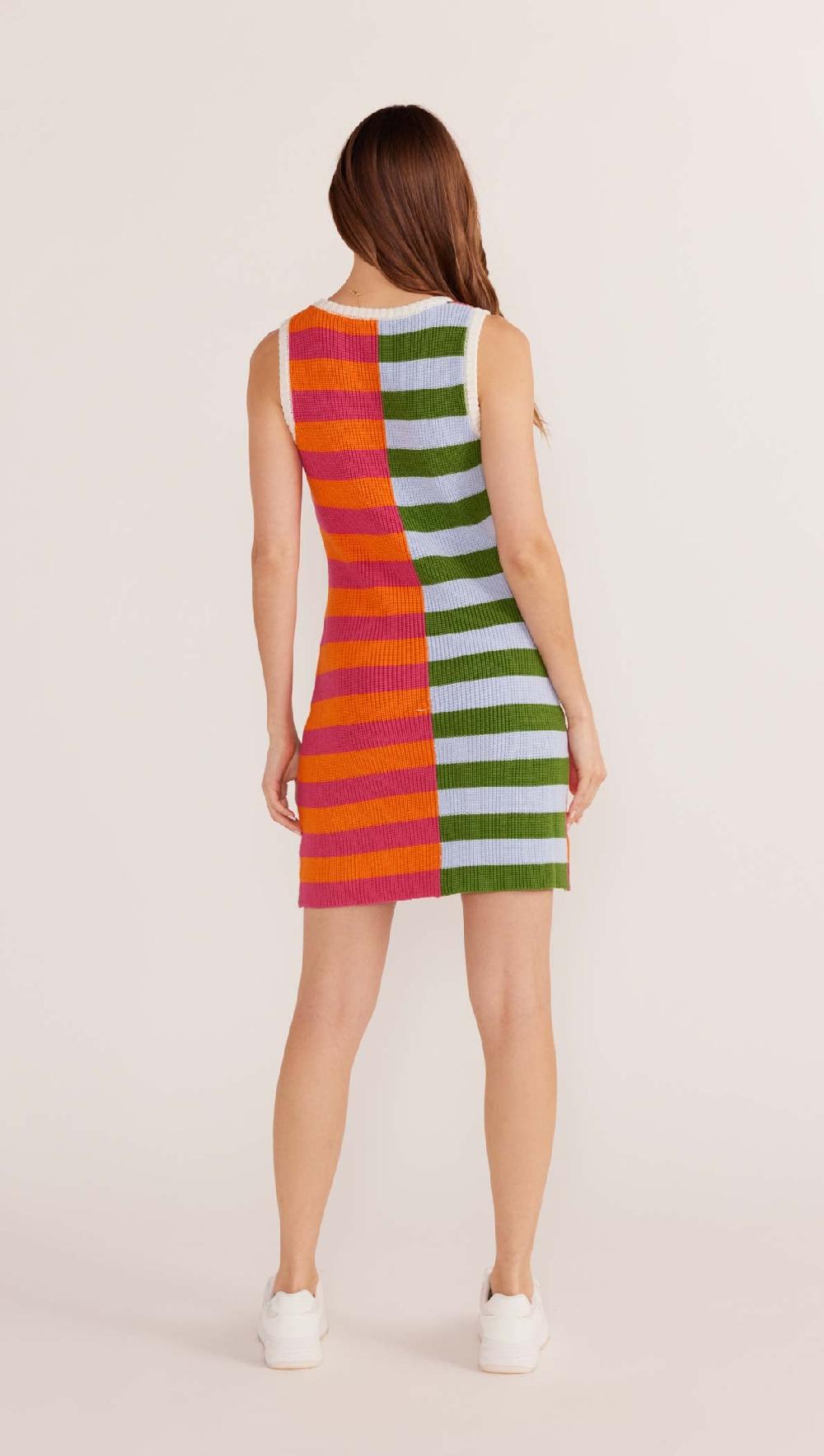 Minkpink Vita Stripe Knit Mini Dress - Final Sale