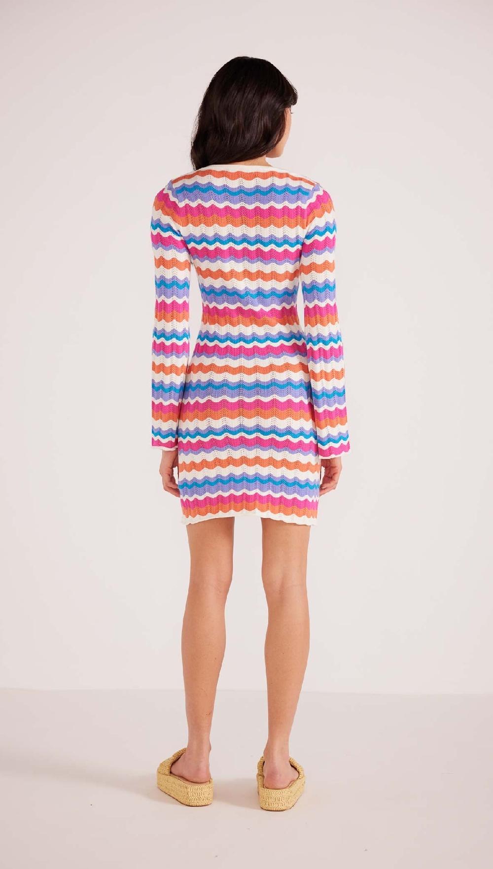 Minkpink Wilma Pointelle Knit Dress - Final Sale