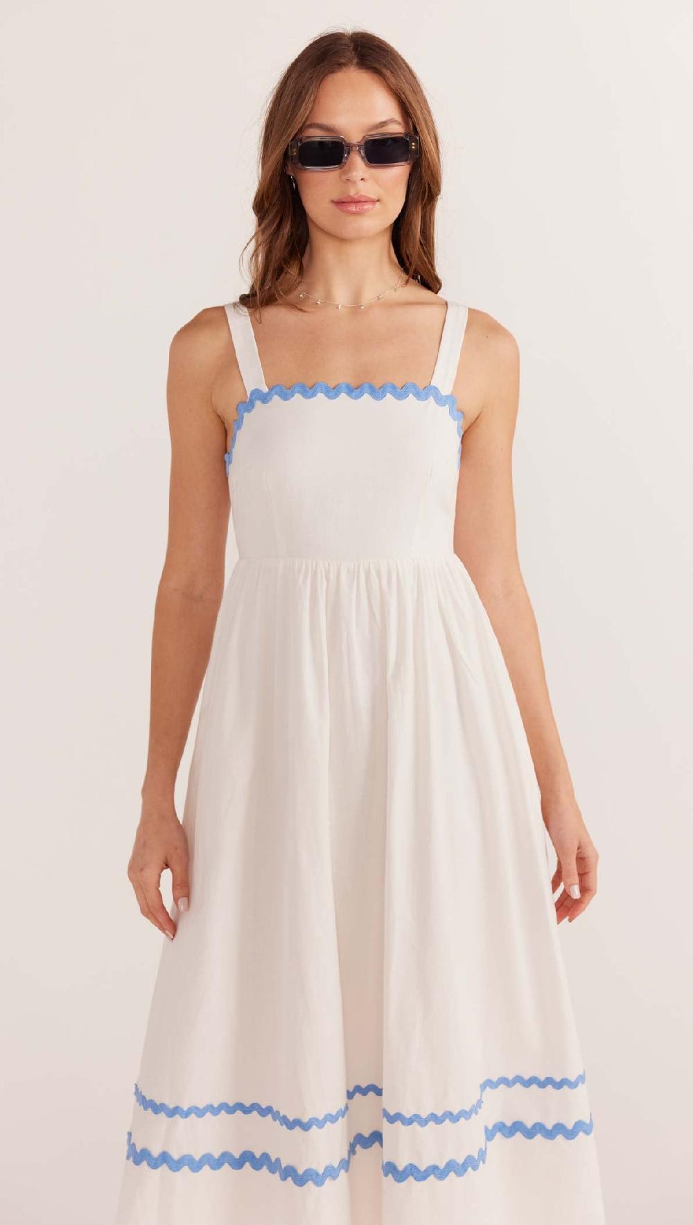 Minkpink Yareli Rikrak Midi Dress - Final Sale