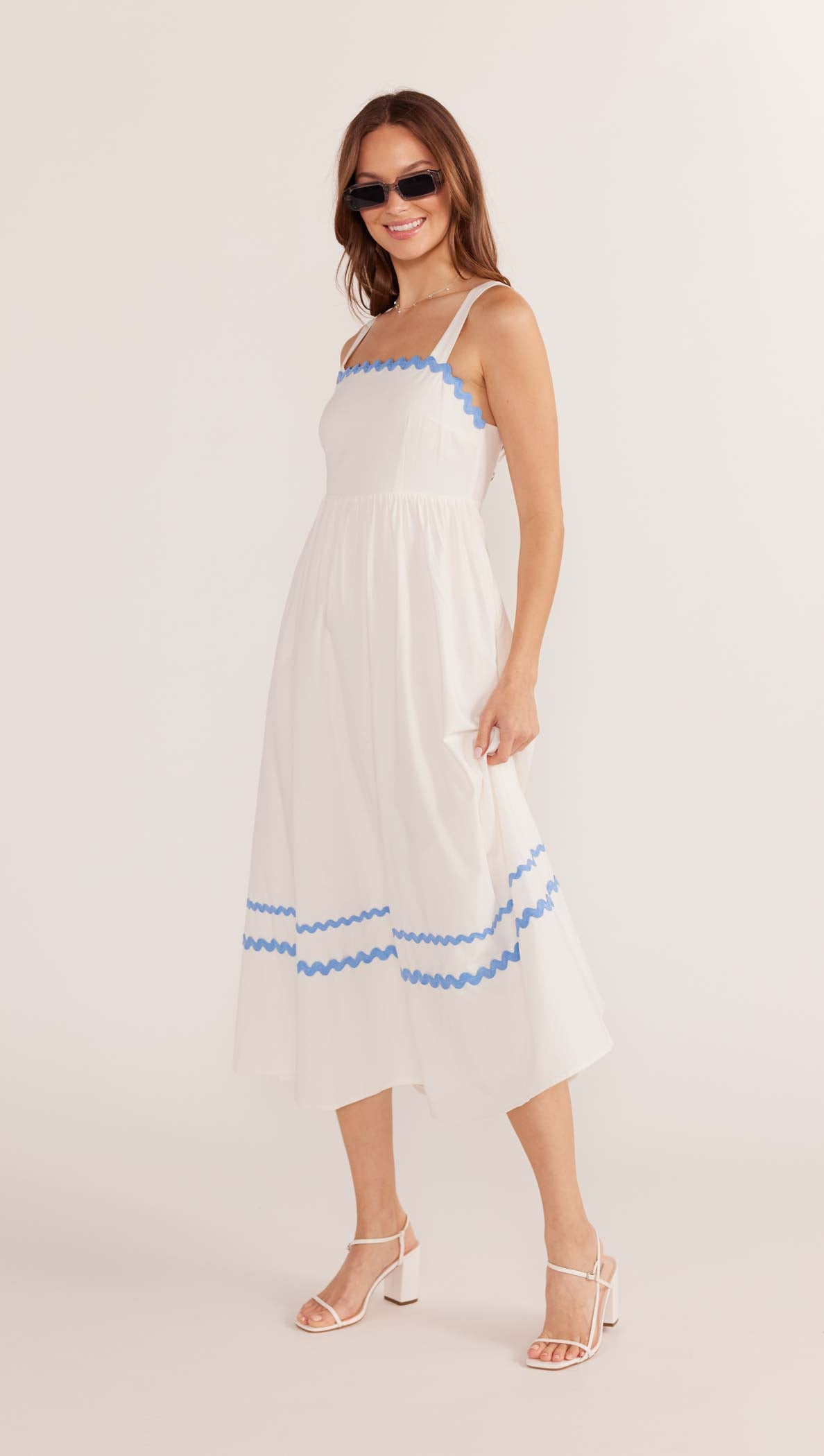 Minkpink Yareli Rikrak Midi Dress - Final Sale