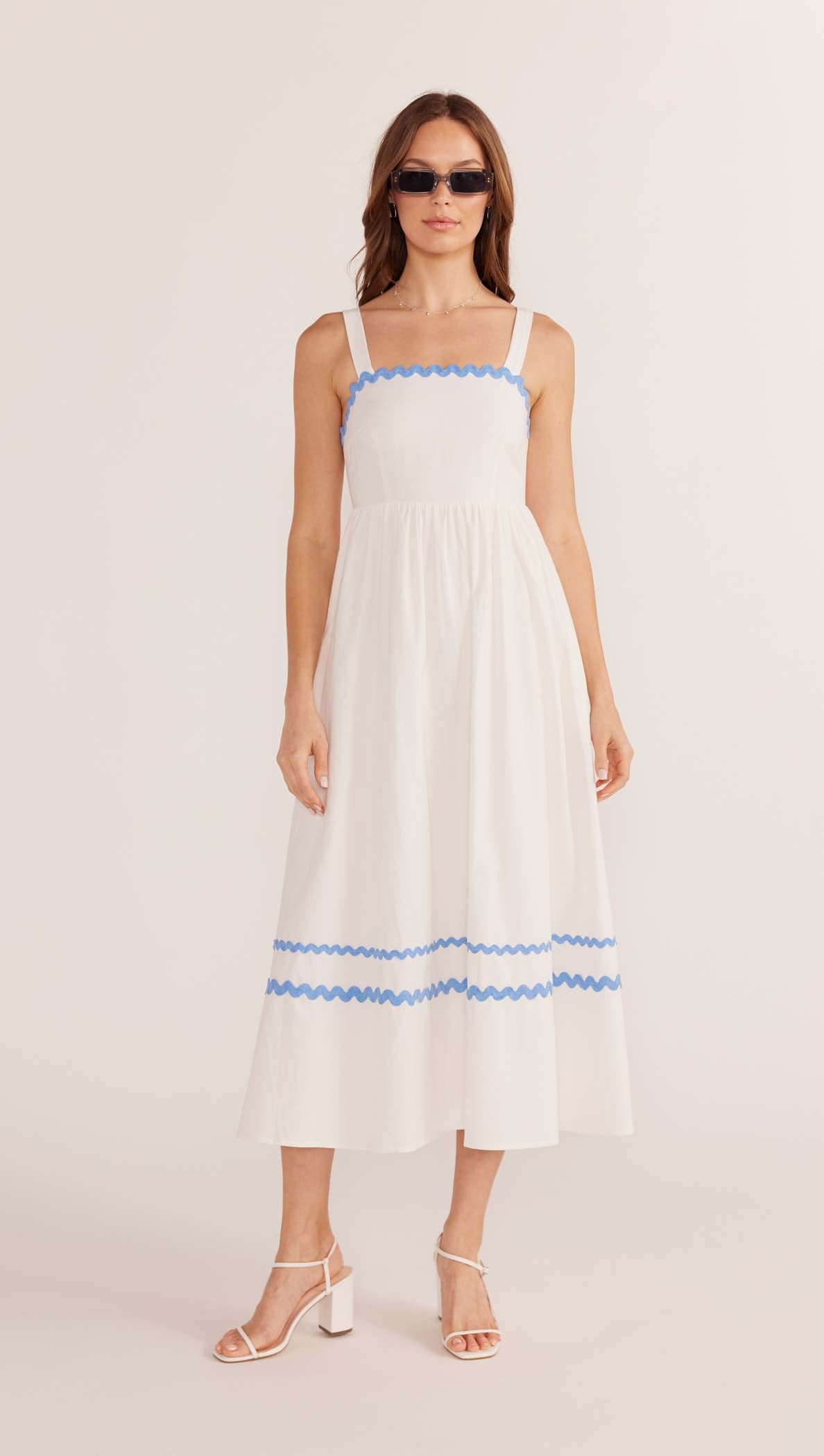 minkpink Yareli Rikrak Midi Dress - Final Sale