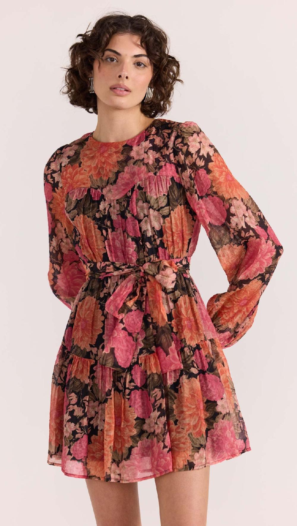 minkpink Yvaine Long Sleeve Mini Dress - Final Sale