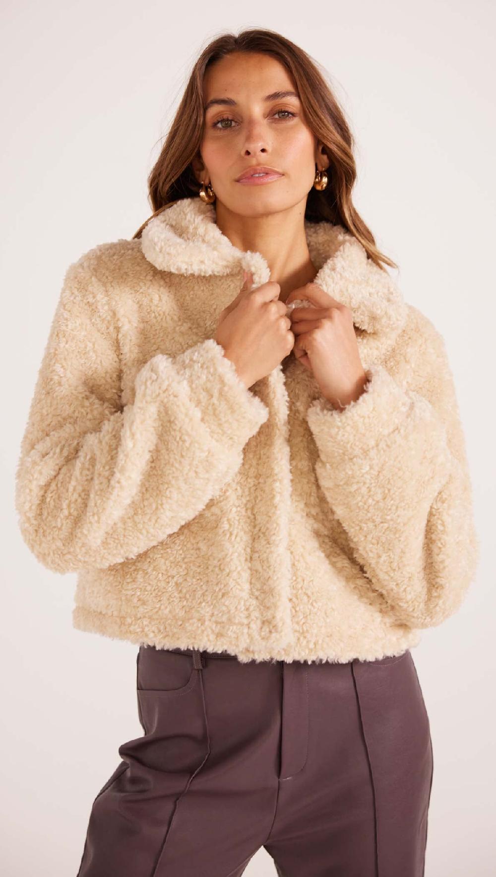 minkpink Zariza Teddy Jacket - Final Sale