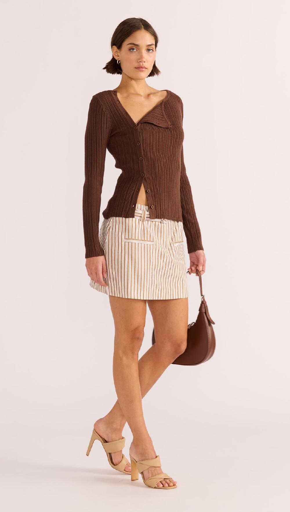 Minkpink Zinnia Asymmetric Knit Top