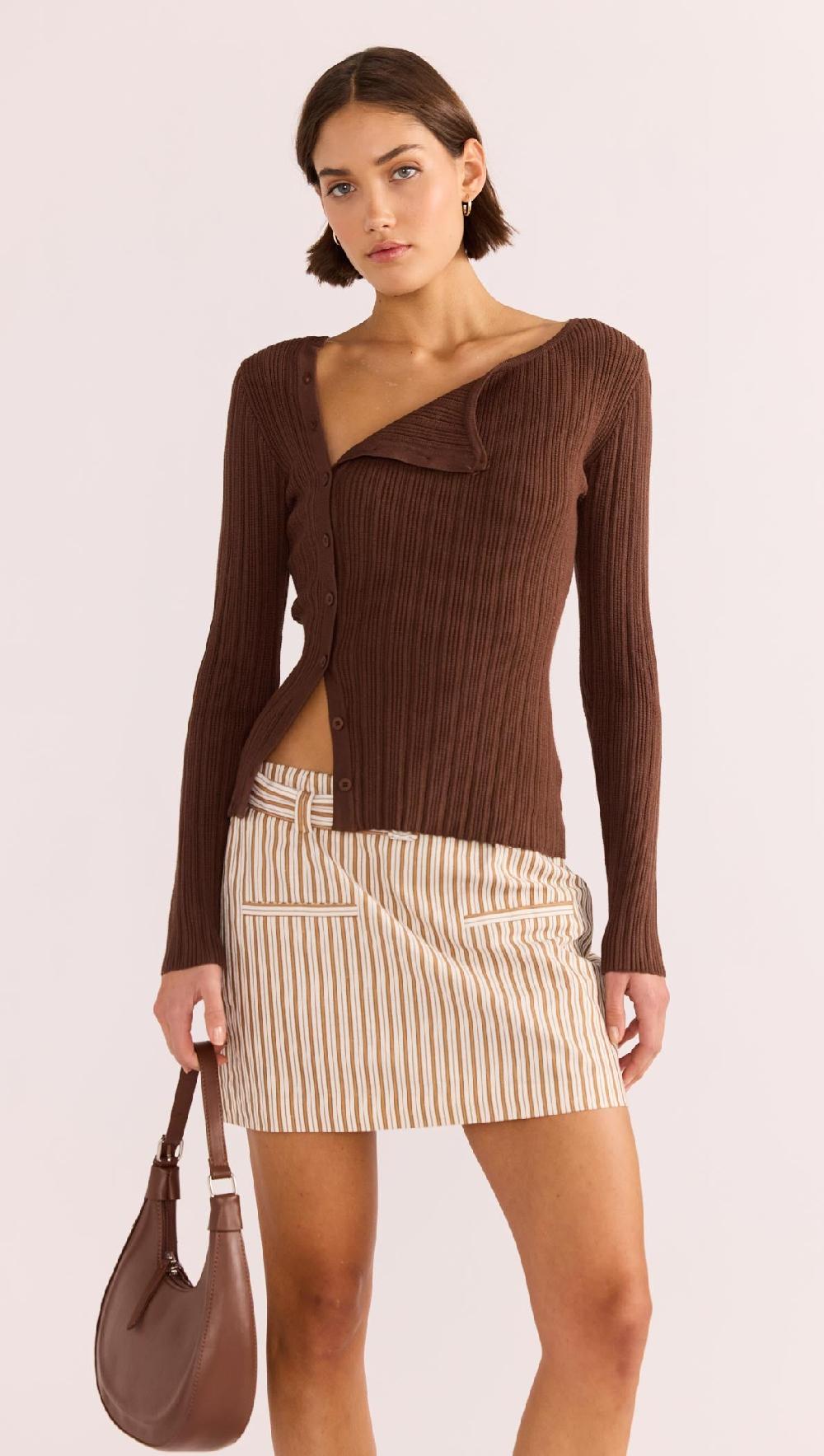 Minkpink Zinnia Asymmetric Knit Top