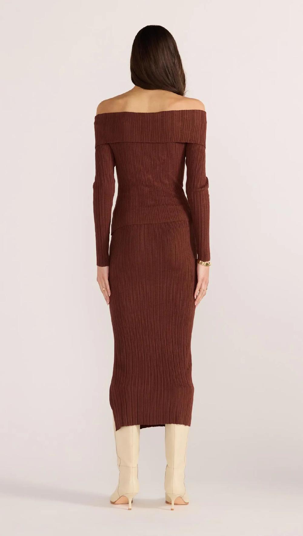 Minkpink Zoe Knit Midi Tube Skirt