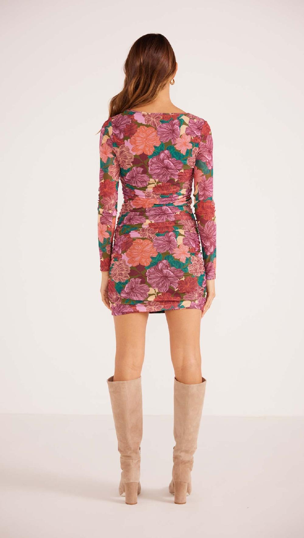 Minkpink Zora Ruched Mini Dress - Final Sale