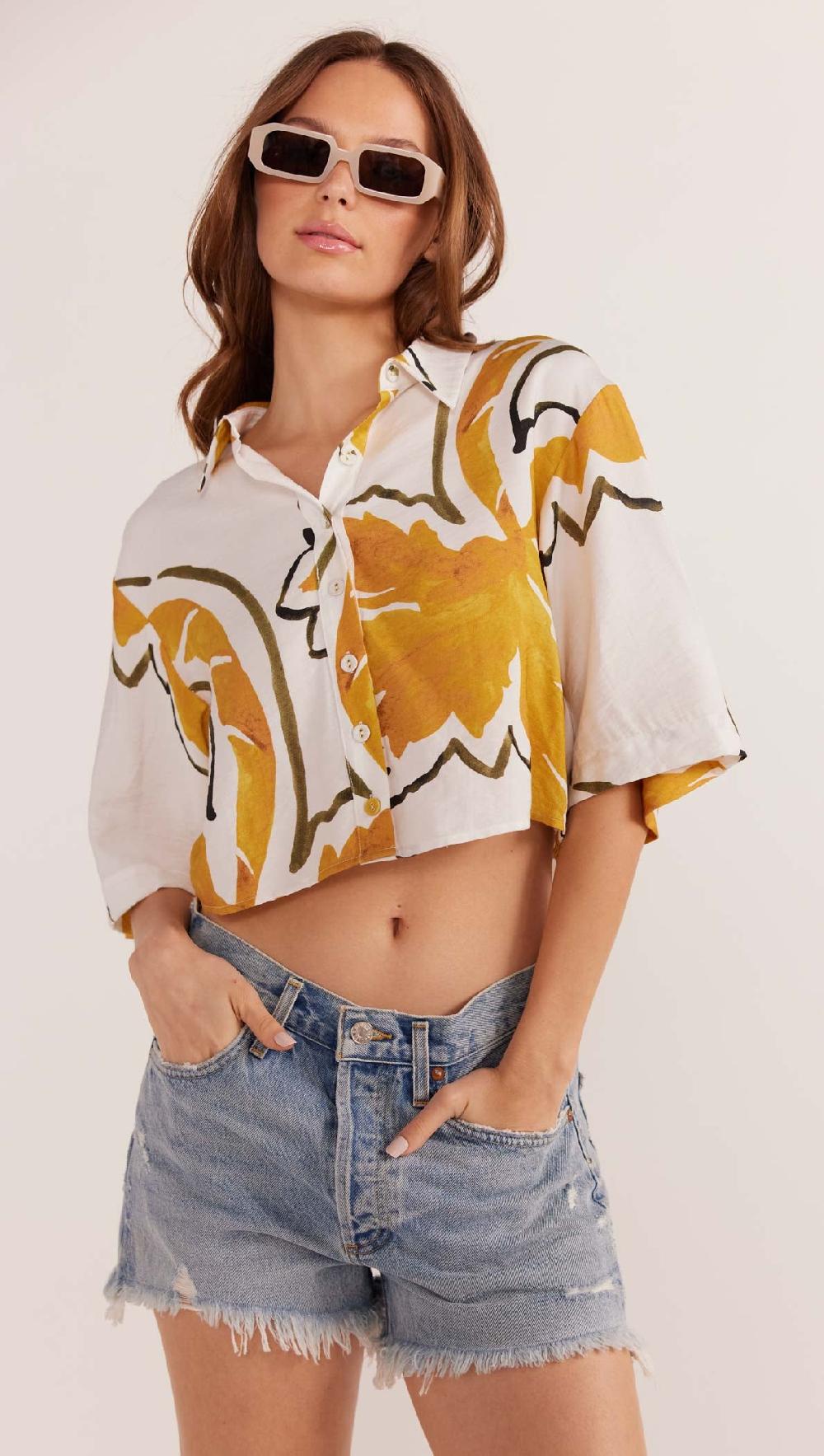 Minkpink Zuri Crop Shirt - Final Sale