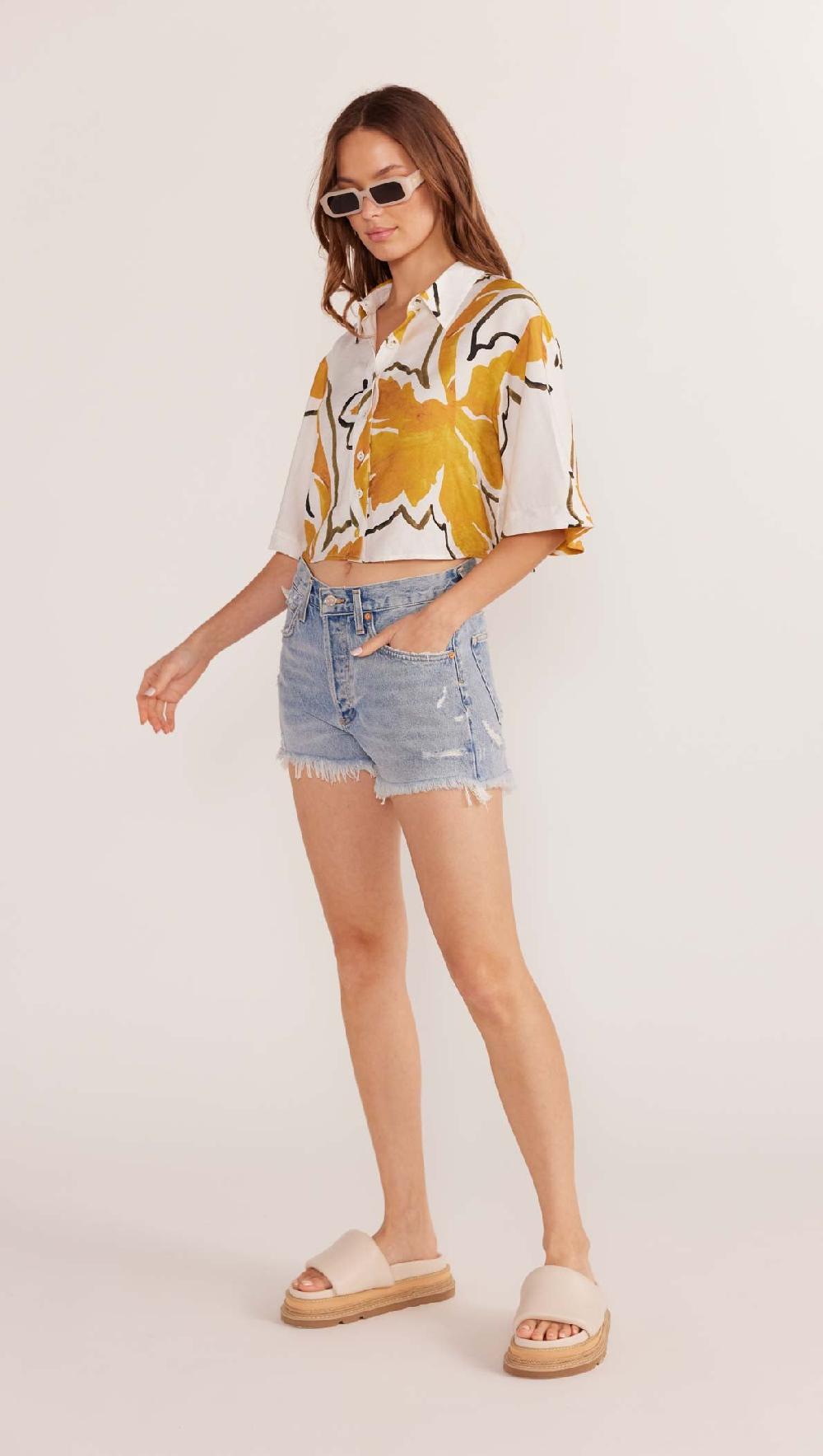 Minkpink Zuri Crop Shirt - Final Sale