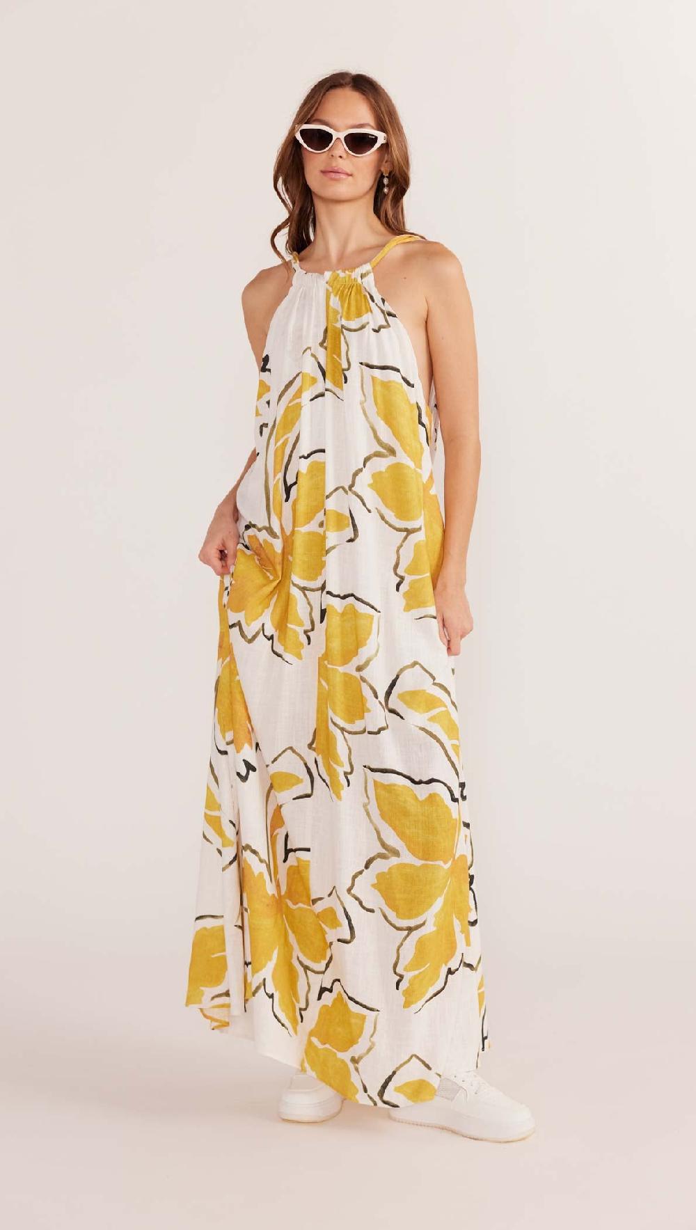 minkpink Zuri Halter Neck Maxi Dress - Final Sale