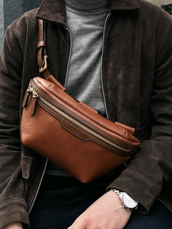 mismo Belt Bag Leather Black