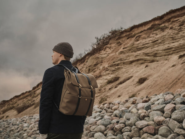 Mismo M/S Backpack Army/Dark Brown
