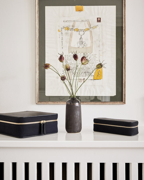 Mismo M/S Capsule Navy/Dark Brown