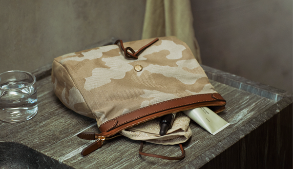 Mismo M/S Carry Grand Herringbone/Cuoio