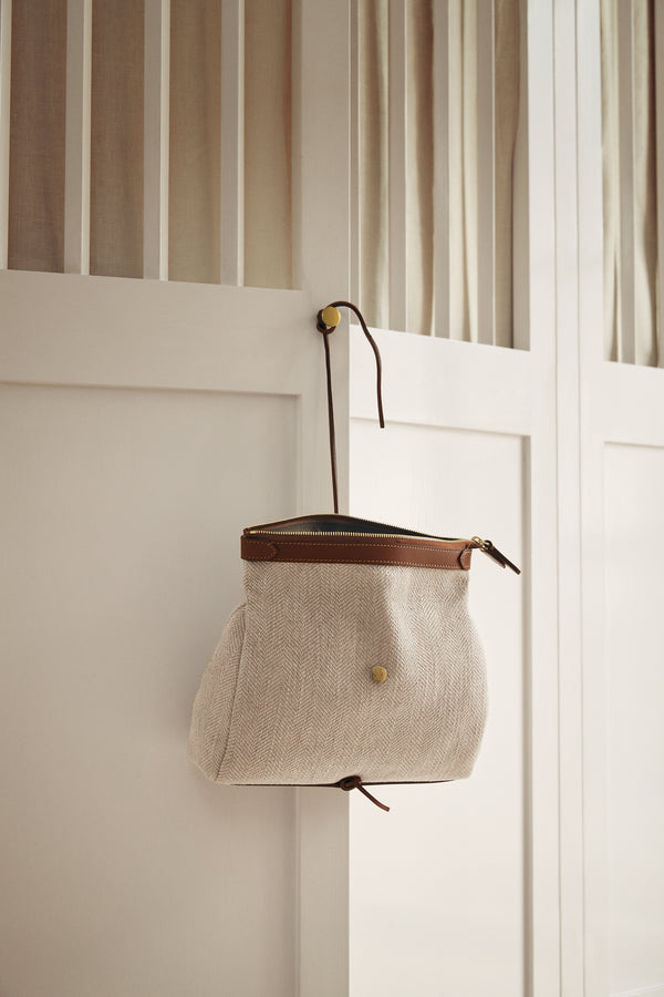 Mismo M/S Carry Palm Jacquard/Cuoio