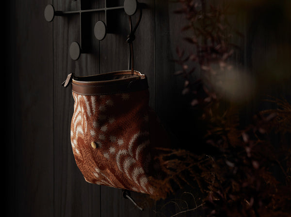 mismo M/S Carry Palm Jacquard/Cuoio