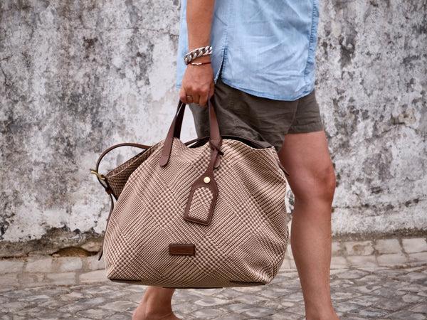 Mismo M/S Companion Grand Herringbone/Cuoio