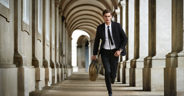 Mismo M/S Endeavour Navy/Dark Brown