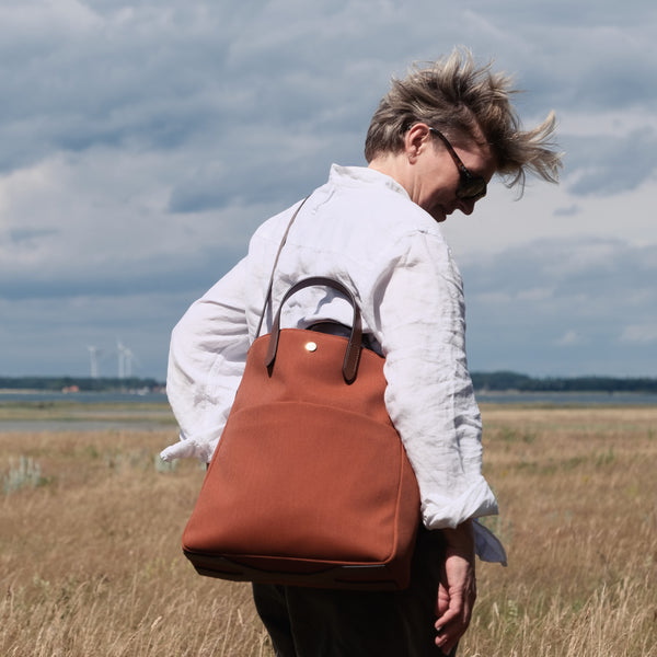 Mismo M/S Field Tote Army/Dark Brown