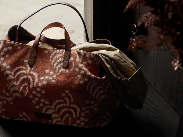 mismo M/S Haven Palm Jacquard/Cuoio