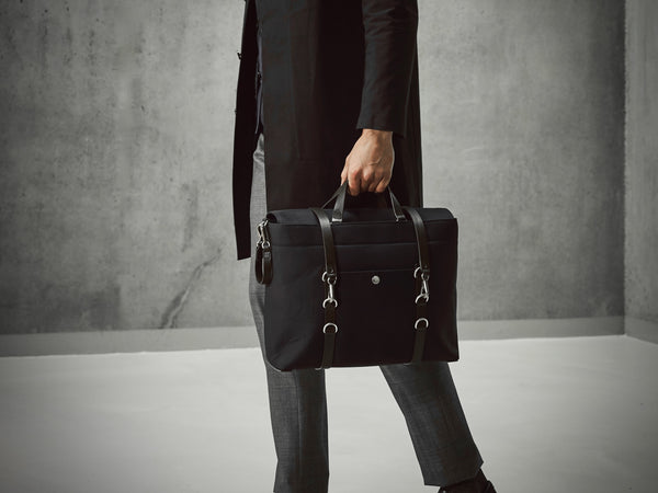 Mismo M/S Satchel Army/Dark Brown