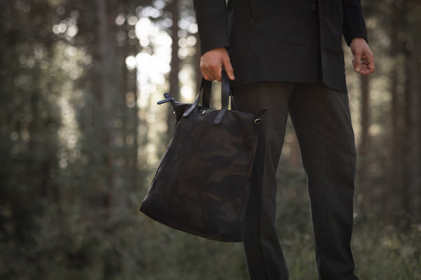 Mismo M/S Shopper Army/Cuoio