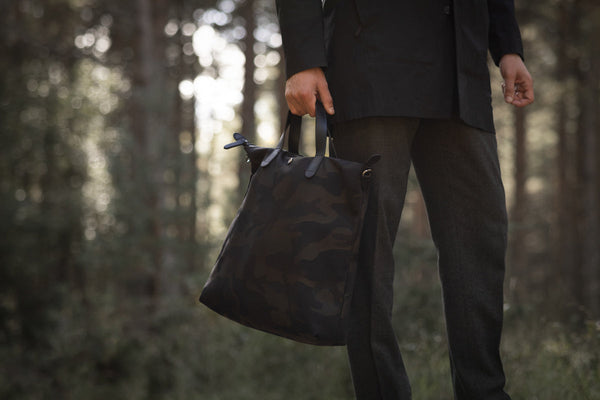 Mismo M/S Shopper Ocean Jacquard/Black