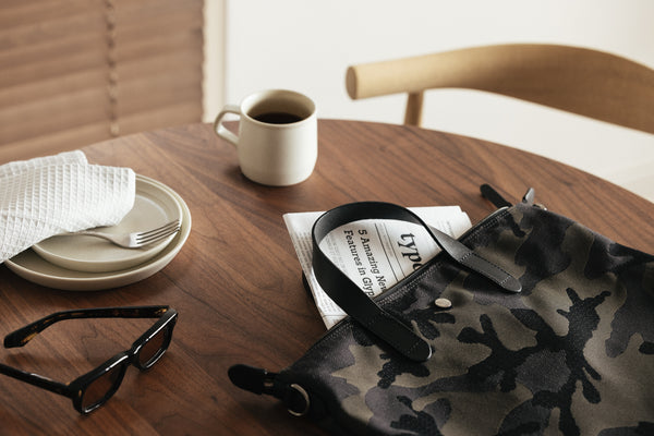 Mismo M/S Shopper Pioneer Blue/Cuoio