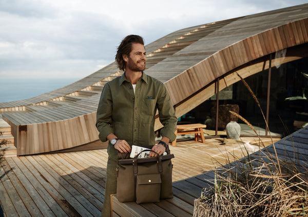 Mismo M/S Soft Work Army/Cuoio