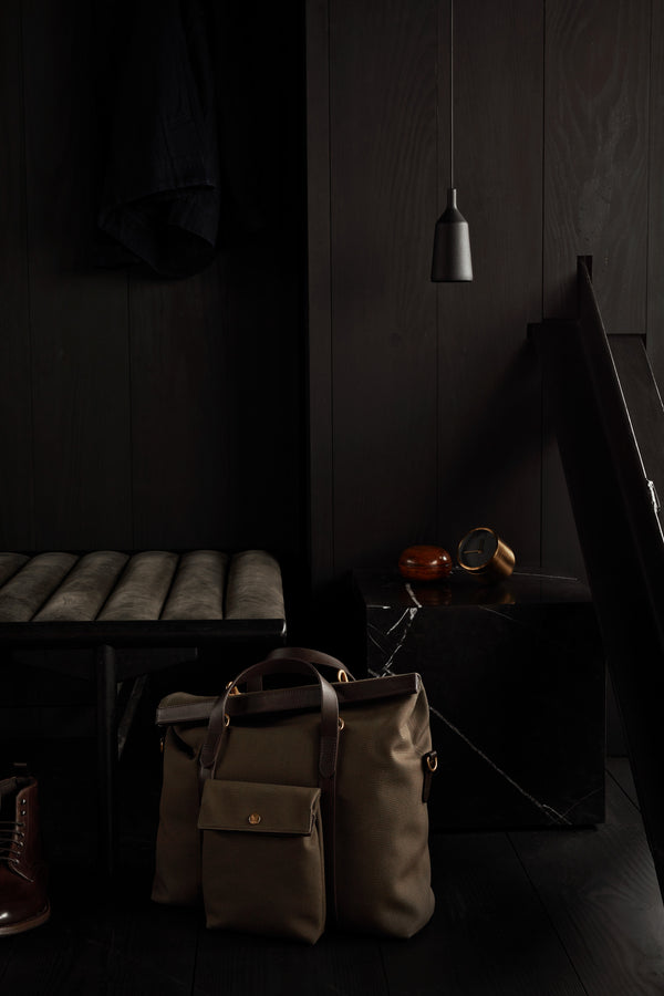 Mismo M/S Soft Work Army/Cuoio