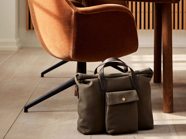 mismo M/S Soft Work Army/Dark Brown