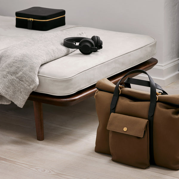 Mismo M/S Soft Work Navy/Dark Brown