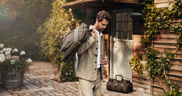 Mismo M/S Suit Carrier Army/Dark Brown