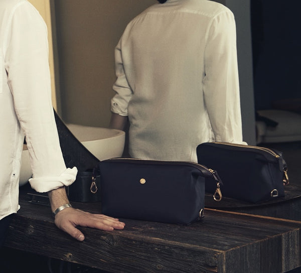 Mismo M/S Washbag Army/Cuoio