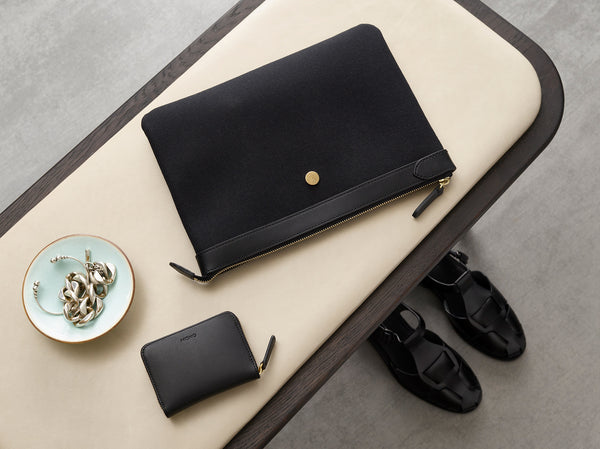 Mismo Pouch Large Leather Tabac/Cuoio