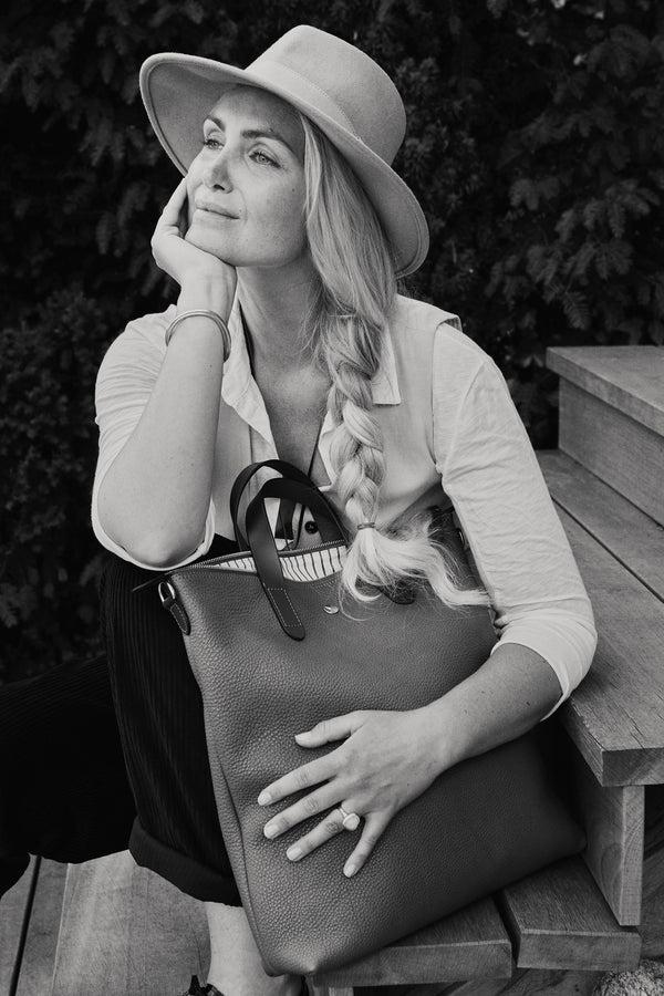 mismo Shopper Leather Tabac/Cuoio