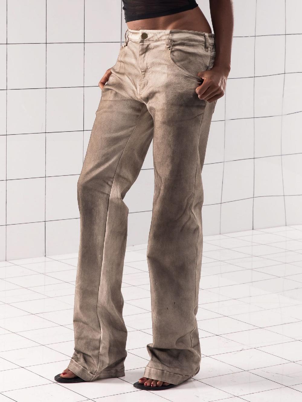 Miss Sixty AIR SPRAY STRAIGHT LEG JEANS OYSTER WHITE