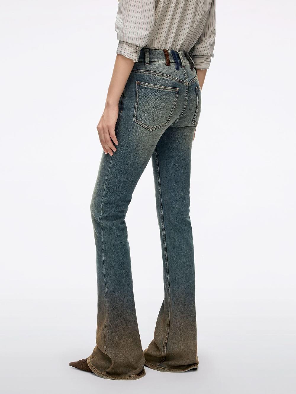 Miss Sixty BELT LOOP SLIM-FIT FLARED JEANS MIDDLE BLUE