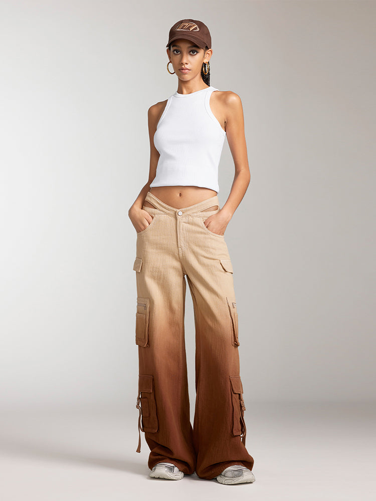 Miss Sixty BUTTERFLY SHAPE WAIST GRADIENT JEANS NEW KHAKI